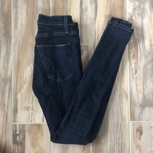 Dark blue Hudson skinny jeans